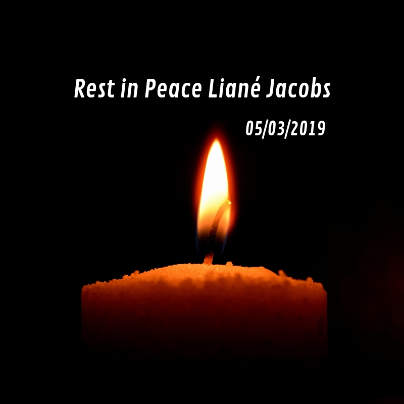 Rest in Peace Liané Jacobs - Arms of Mercy NPC