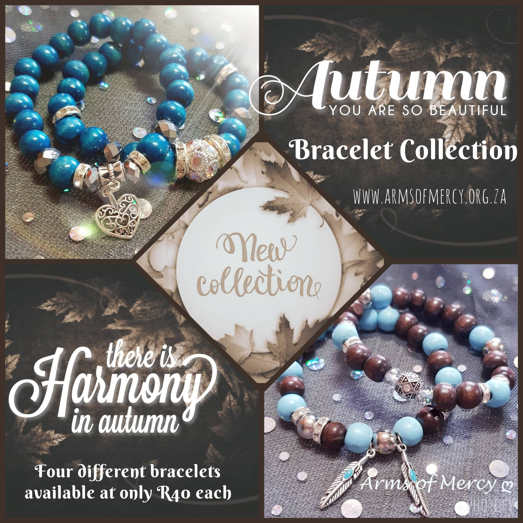 autumn bracelet collection arms of mercy npc