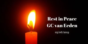 Read more about the article Rest in Peace GC van Eeden