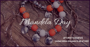 Read more about the article Mandela Day: Limited Edition “Madiba Bracelets” in support of CHOC!