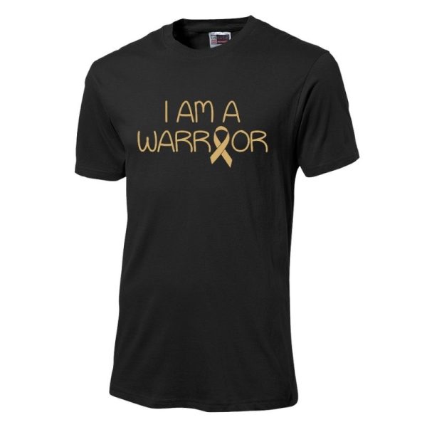 I am a Warrior - Black Unisex Crew Neck T-Shirt © Arms of Mercy NPC