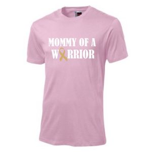 Mommy of a Warrior – Pink Unisex Crew Neck T-Shirt