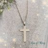 Cross Pendant on Chain in Stainless Steel © Arms of Mercy NPC