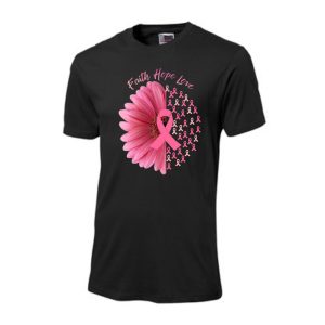 Faith Hope Love – Breast Cancer Awareness Unisex T-Shirt