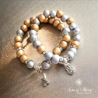 Childhood Cancer Awareness Bracelets Arms of Mercy NPC