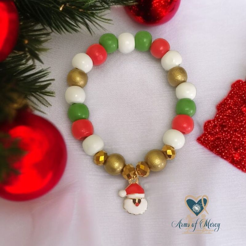 christmas charm bracelets - father christmas