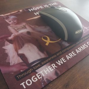 Message of Hope Mousepad – Childhood Cancer Awareness