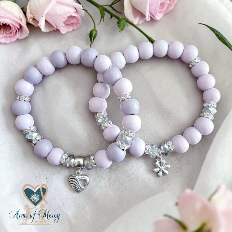 Lilac Love Bracelets - Arms of Mercy NPC
