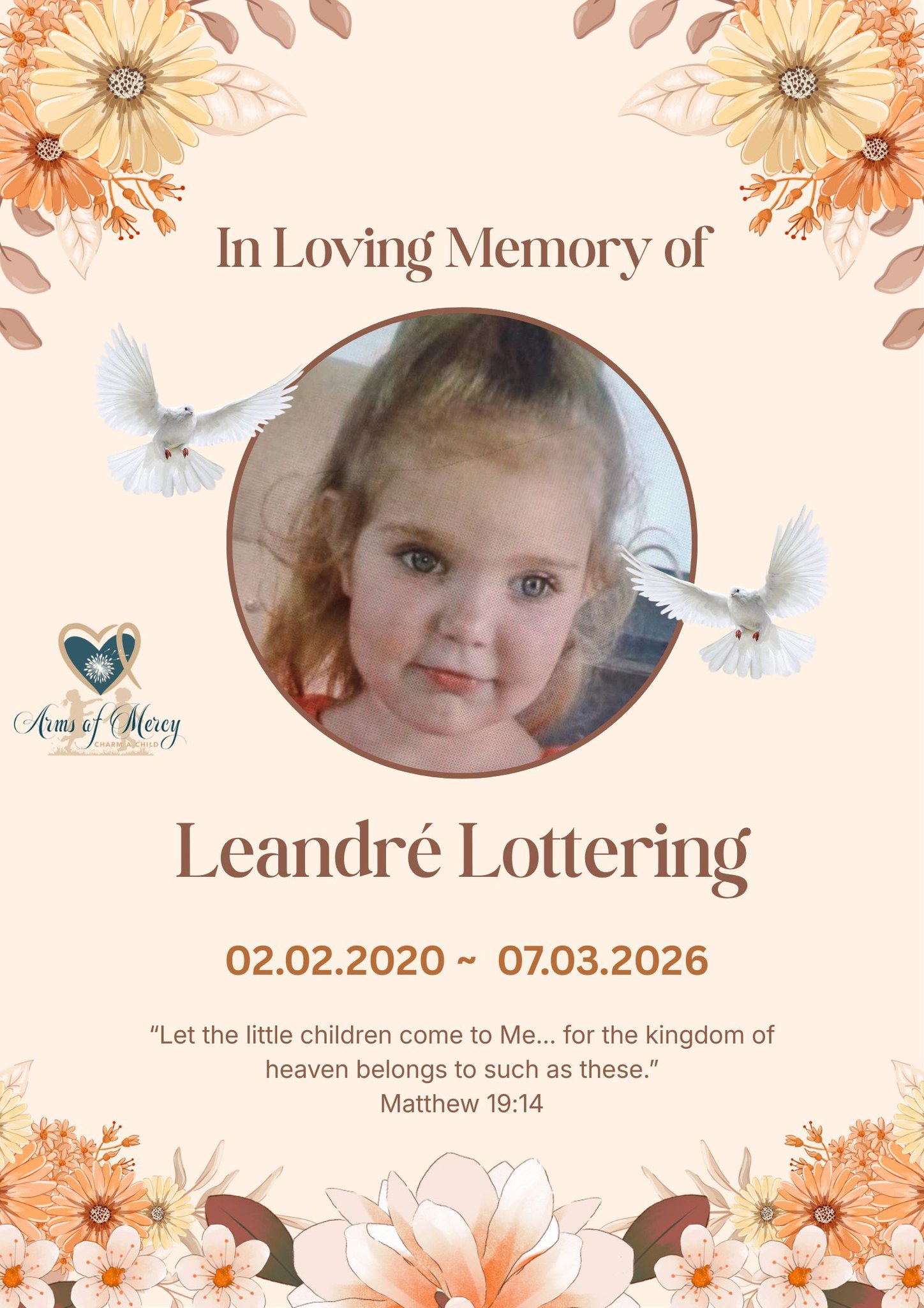 Read more about the article In Loving Memory of Leandré Lottering – 7 March 2026