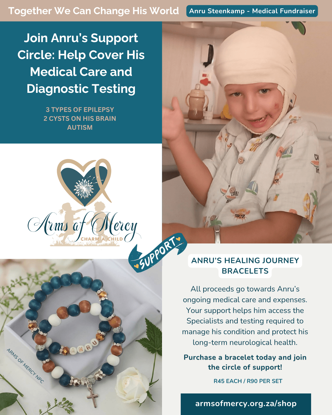 You are currently viewing Join Anru’s Support Circle: Help Cover His Medical Care and Diagnostic Testing